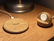 Premium hardwood wireless chargers and watch chargers