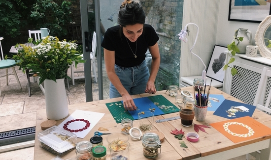Maddy's Pressed Flower Workshop in London