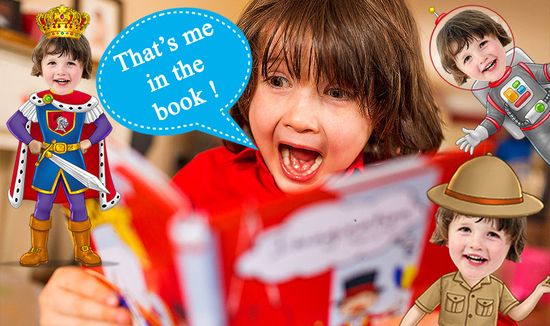 Make your child the star of their own storybook! Their photo, their name, their adventure!
