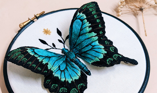 Handsewn Butterfly