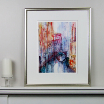 Limited Edition Colourful Venice Print 