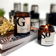 Spiced Orange And Gingerbread Candle Gifts 