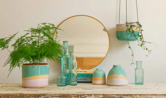 Shoreline, our coast inspired collection of stoneware pottery. 