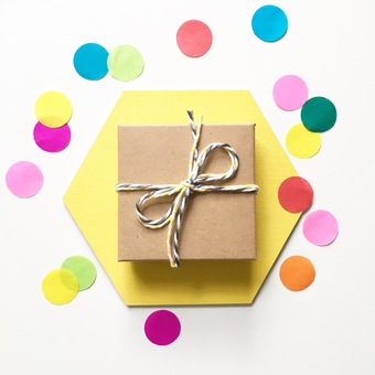 Bright and wonderful gift wrapping