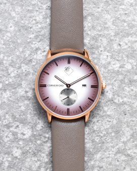 Mens Leather Watches by Cornerford