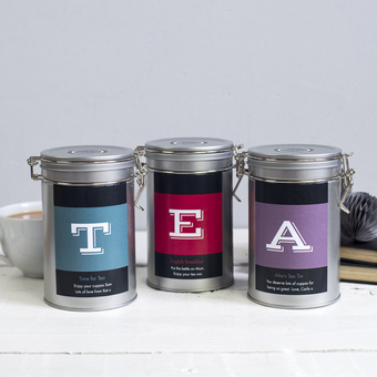 personalised tea gift sistir