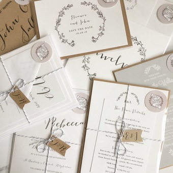 Pear Paper Co Wedding Stationery Samples
