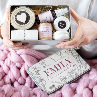 Personalised 'Be Happy' Deluxe Pamper Kit