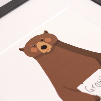 Bear Nursery print