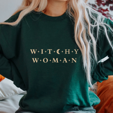 Witchy Woman Sweater Outside The Rain