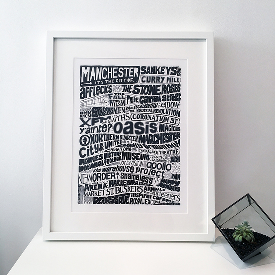 Manchester, it's the city of typography print