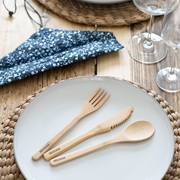 personalised bamboo cutlery set