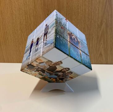 Personalized Photo Cube Puzzle