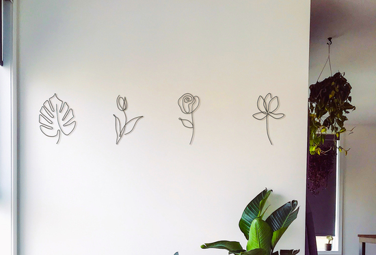 Wire Art Flower Collection