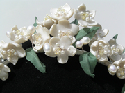 Victorian inspired Wax Flower bridal accessories the only collection of its kind in Europe!