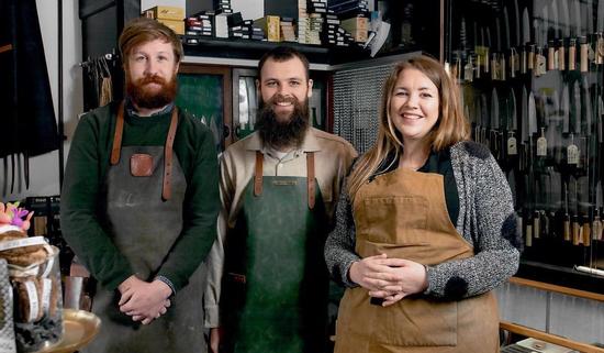 The Kitchen Provisions Team - Tom, Jake and Helen
