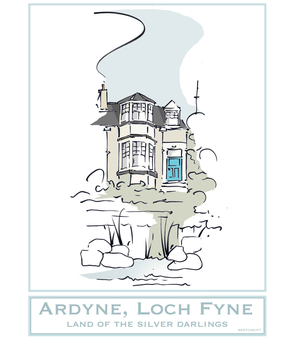 Image of personalised house portrait - sketch
