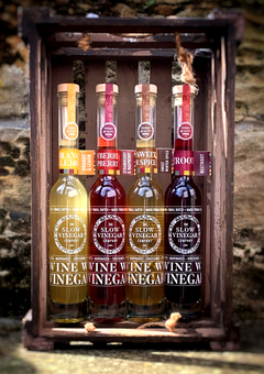 2 white and 2 red wine vinegars from our range