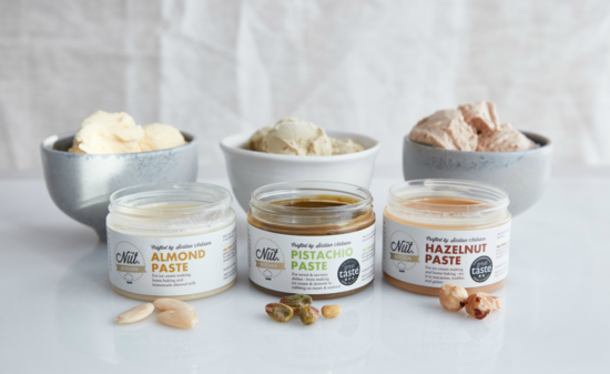 Nut pastes and spreads for foodies and chefs