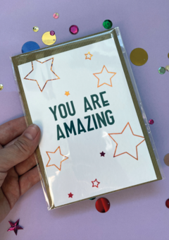 Positivity postcard - you are amazing