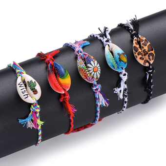 Colourful Cowrie Shell Bracelets