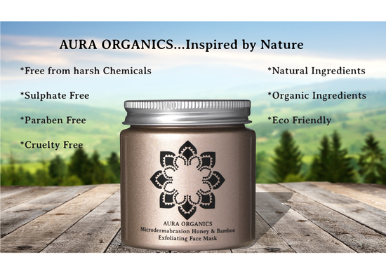 Aura organics natural skincare inspired by nature