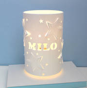 Personalised mixed star table lamp