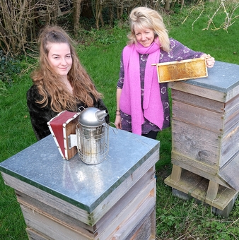 Neve, my daughter, decided we should keep bees when she was just 9. Grandad Jim bought the first beehive for her 10th birthday