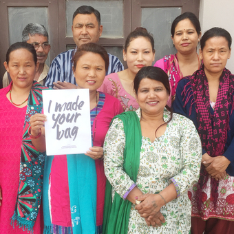 We work with charity and fair trade producer groups in Nepal.