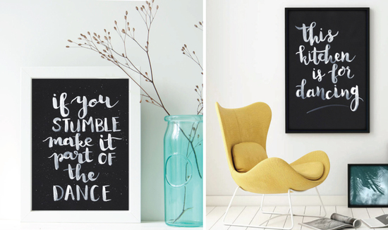 Personalised and on-trend prints for all occasions