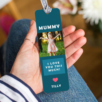 Personalised 'Mummy I Love You This Much' Bookmark