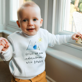 Personalised Baby Sweatshirt from Ruby and Rafe