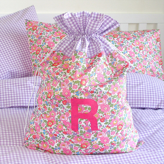  Liberty and Gingham Bed Linen Set