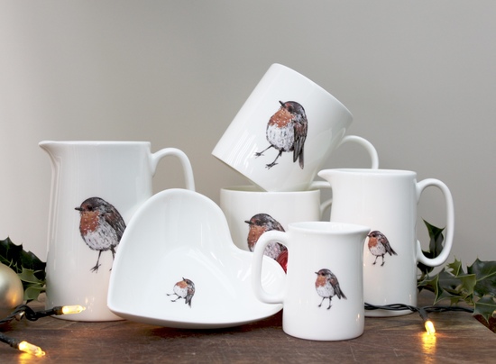 Our robin fine bone china collection