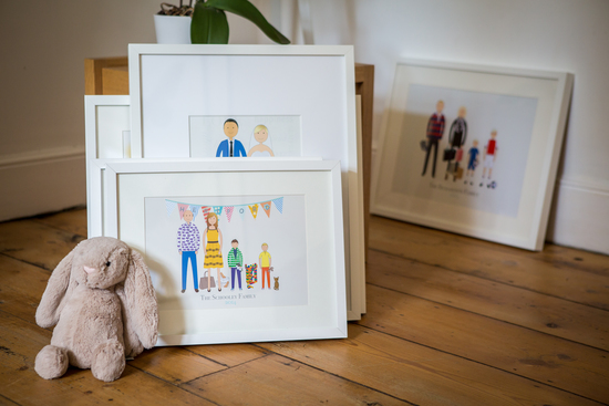 Little Florence personalised custom made family portraits