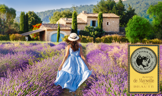 Girl in Provence Lavender Field France