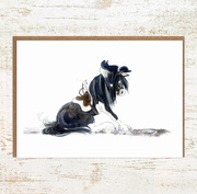 Beautifully illustrated equine greeting cards