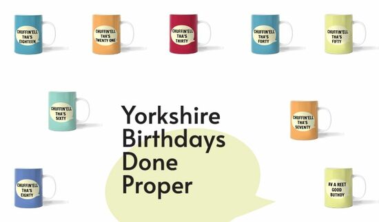 Yorkshire Birthday Mugs
