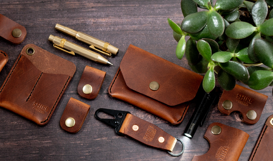 Handcrafted Leather Goods Banner