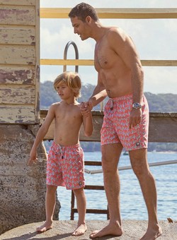 NEW Pink Turtle swimming trunks