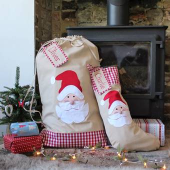 Personalised Christmas Pudding Stocking
