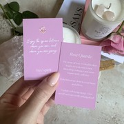 candle affirmation cards