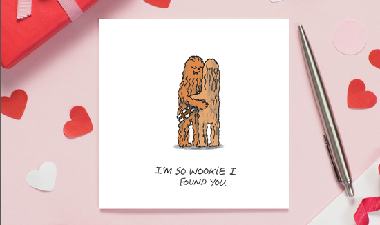 Rookie Valentine's card