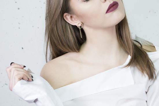 AMATI Lifestyle image- featuring Statement earrings