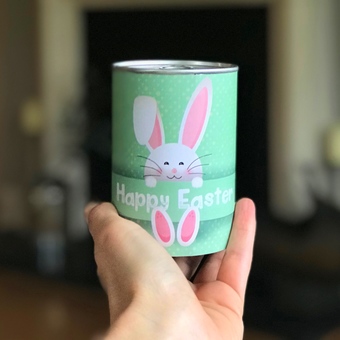 easter Bunny Personalised Tin