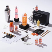 Alcohol Free Paloma Cocktail Gift Set with Beginner Bar Equipment