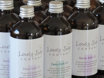 Lovely Soap Company natural bath oils