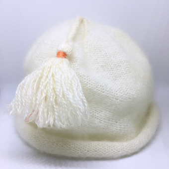 pure cashmere Purl English baby hat