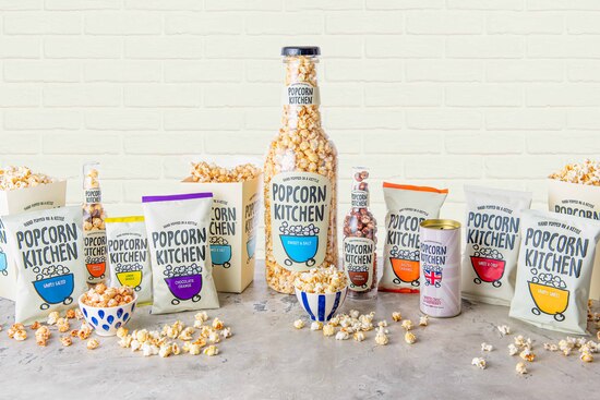 Our range of gourmet popcorn treats