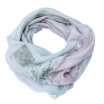 Luxury layered Slouch infinity scarf